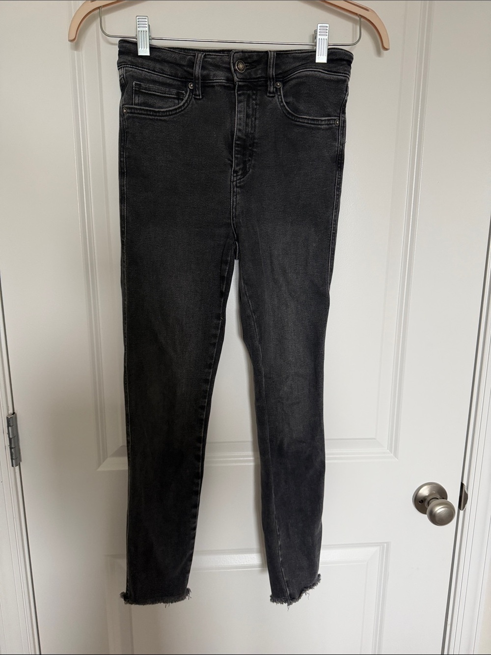 We The Free Washed Black High-Rise Skinny Jeans
